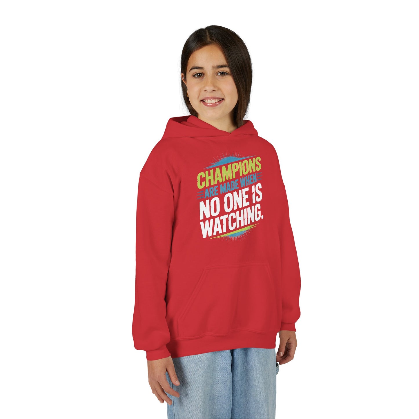 Champion Mindset Youth Hoodie - Inspirational Sports Sweatshirt