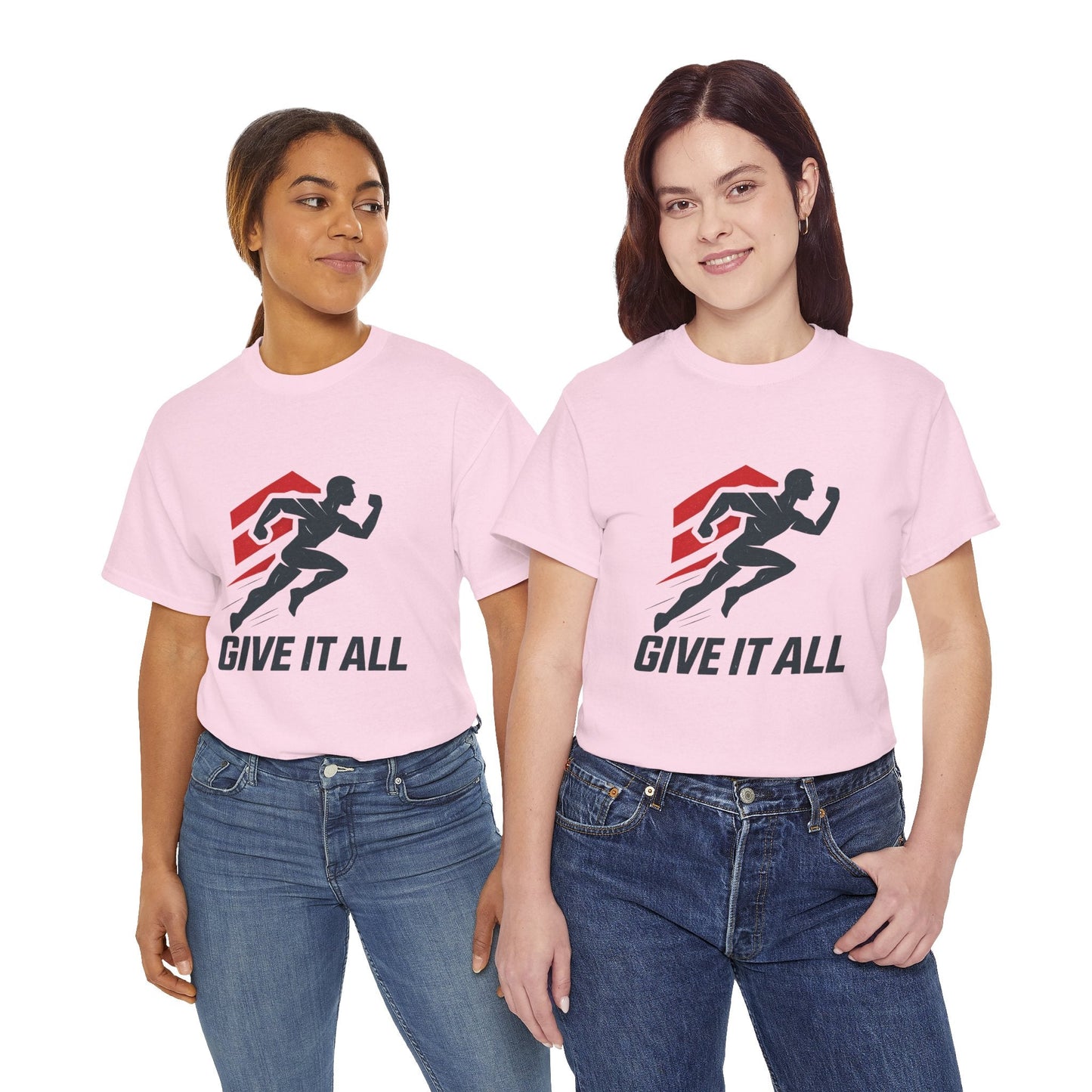 Give It All 'Work Out' T-Shirt — Motivational Workout Tee - Peak Inspiration