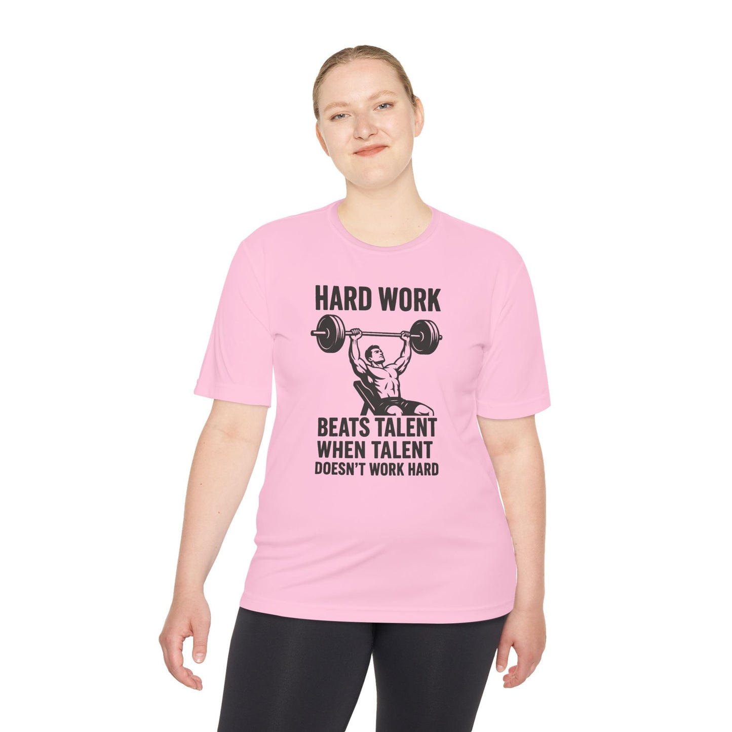 Hard Work Motivation Unisex Moisture Wicking Tee - Peak Inspiration