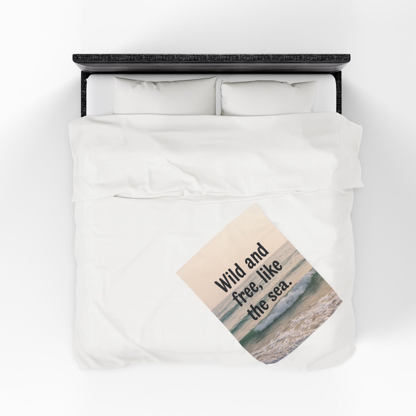 Wild and Free Velveteen Plush Blanket - Peak Inspiration