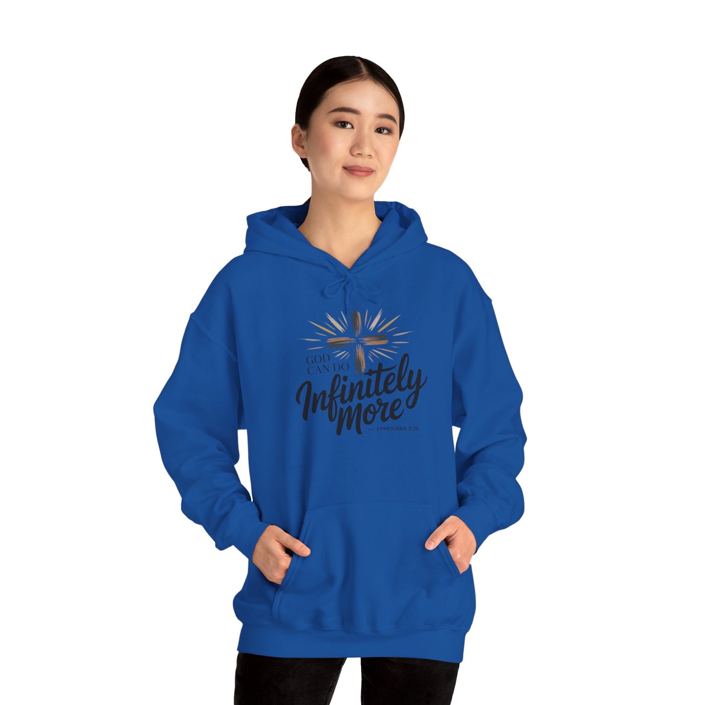 Infinity More Hooded Sweatshirt - Unisex Inspirational Pullover