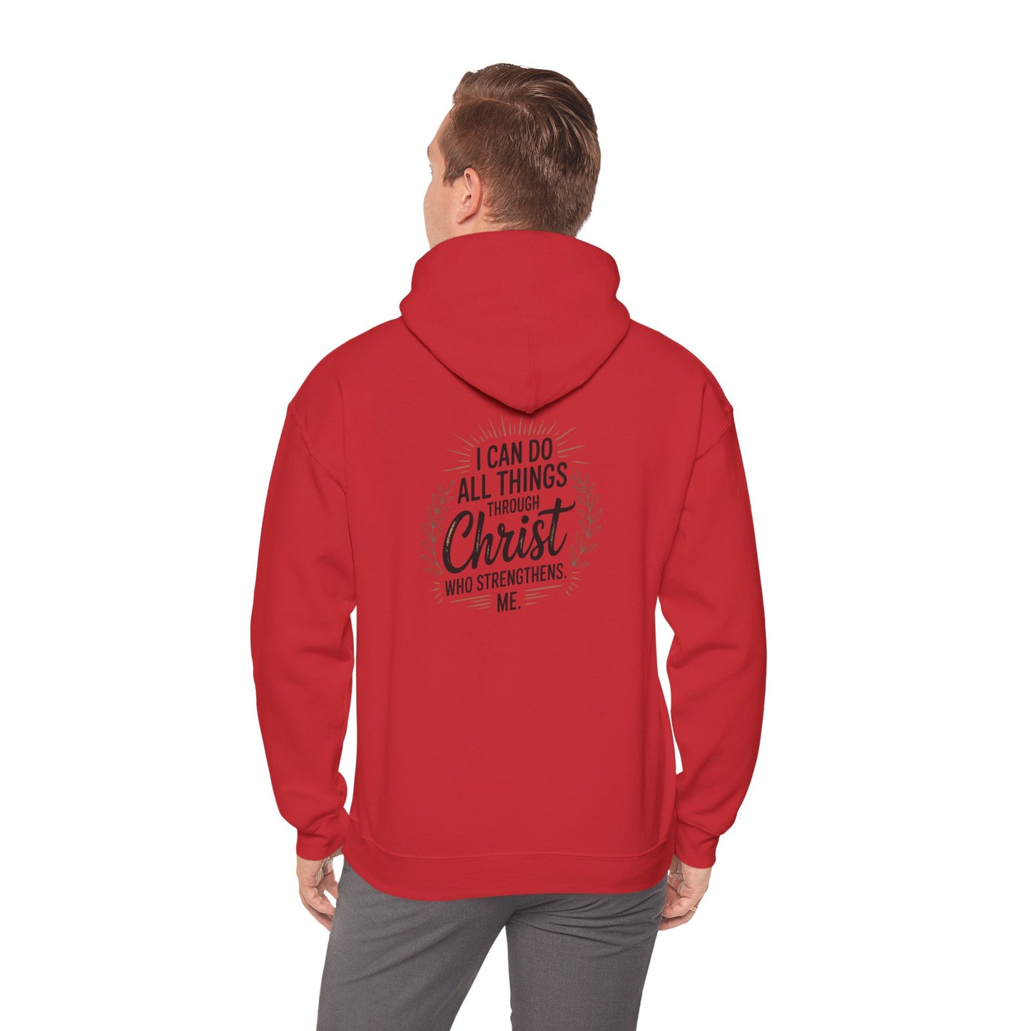 Inspirational Christian Hoodie - I Can Do All Things Through Christ
