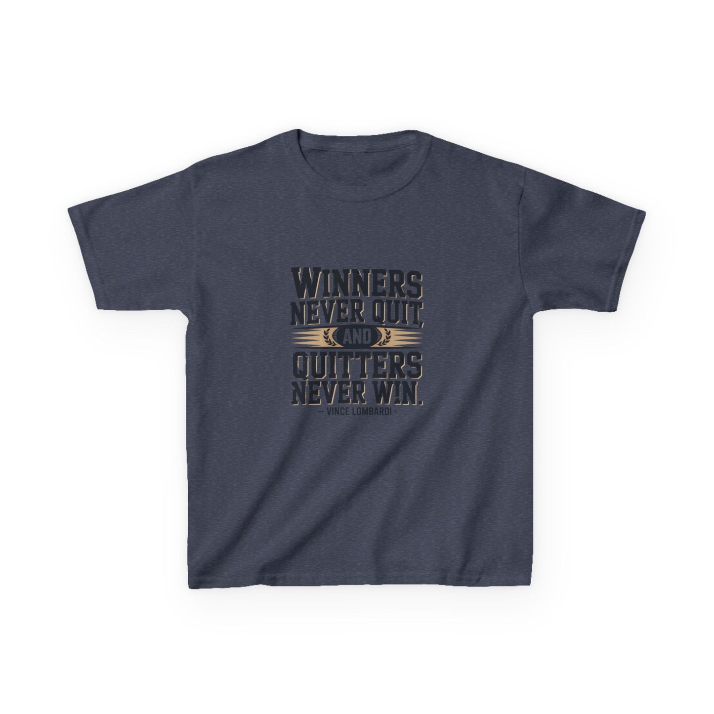 Winners Never Quit Kids Tee