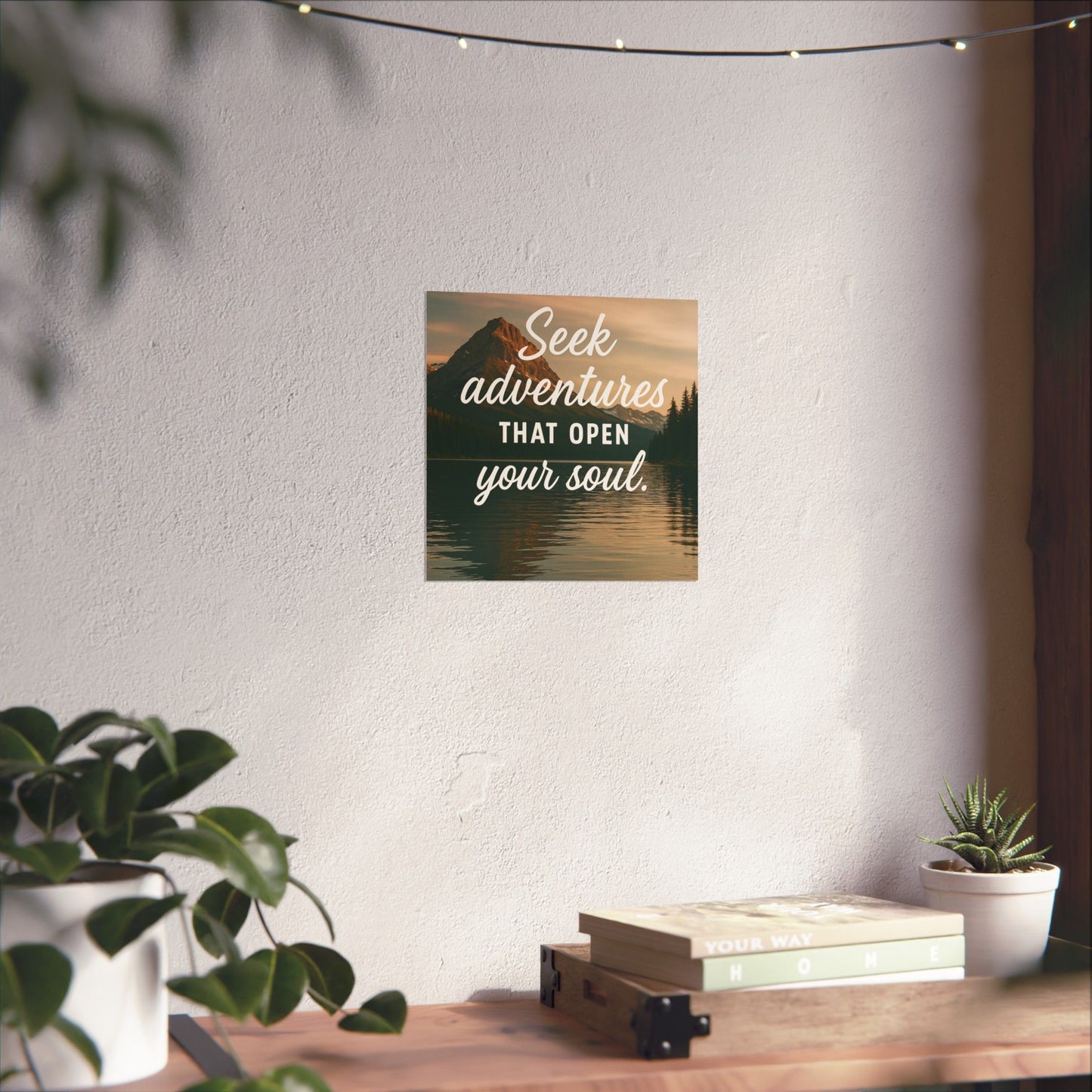 Adventure Wall Poster - "Seek Adventures That Open Your Soul"