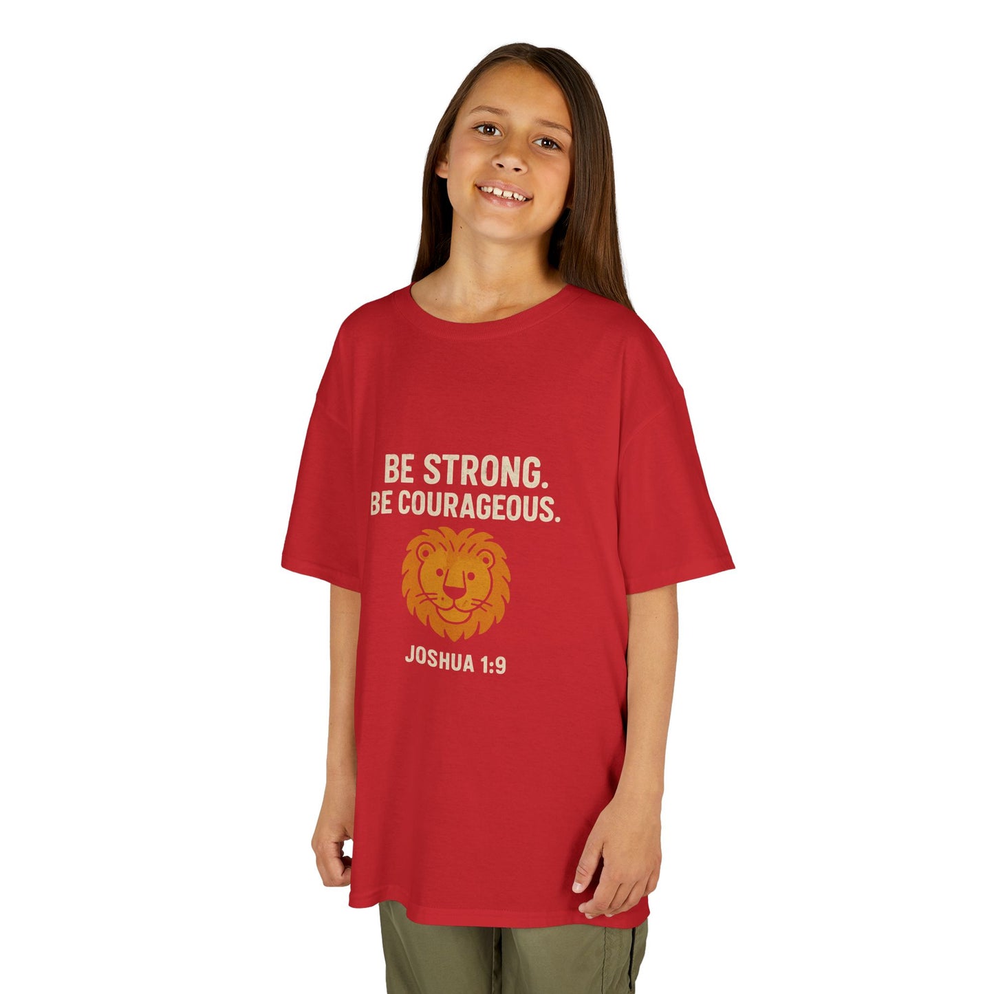 Courageous Kids Tee - Be Strong in the Lord