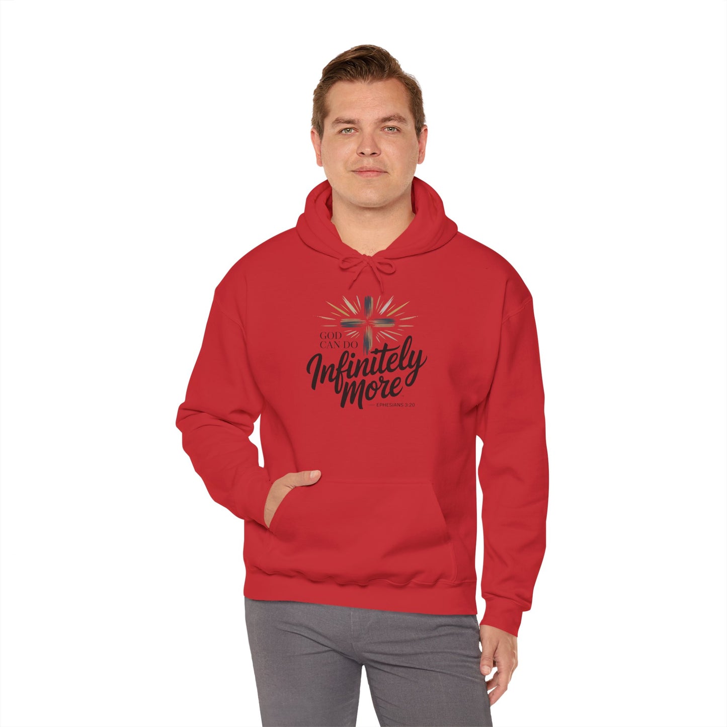 Infinity More Hooded Sweatshirt - Unisex Inspirational Pullover