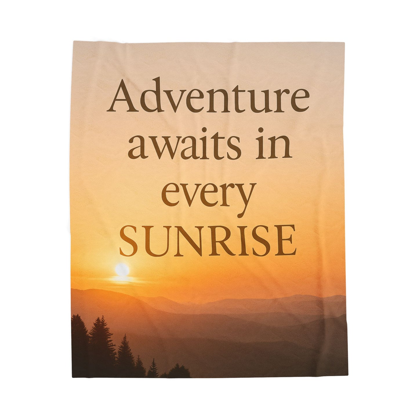 Adventure Awaits Plush Blanket
