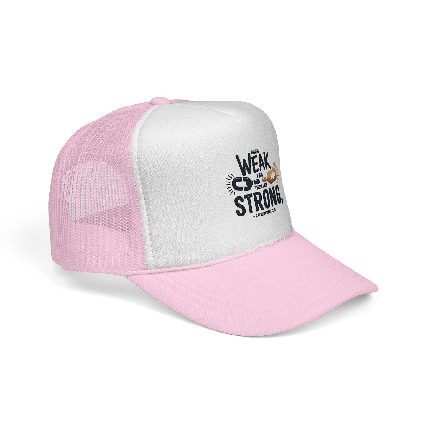 Empowering Trucker Cap - 'From Weak to Strong' Statement Hat