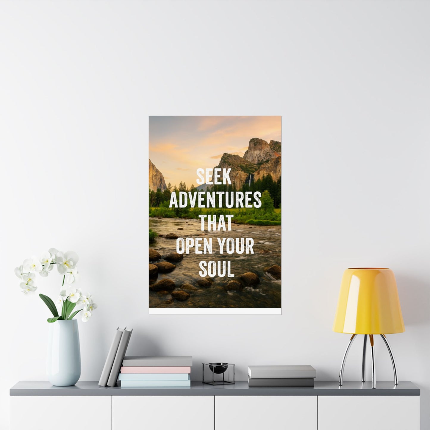Adventure Poster - Seek Adventures That Open Your Soul