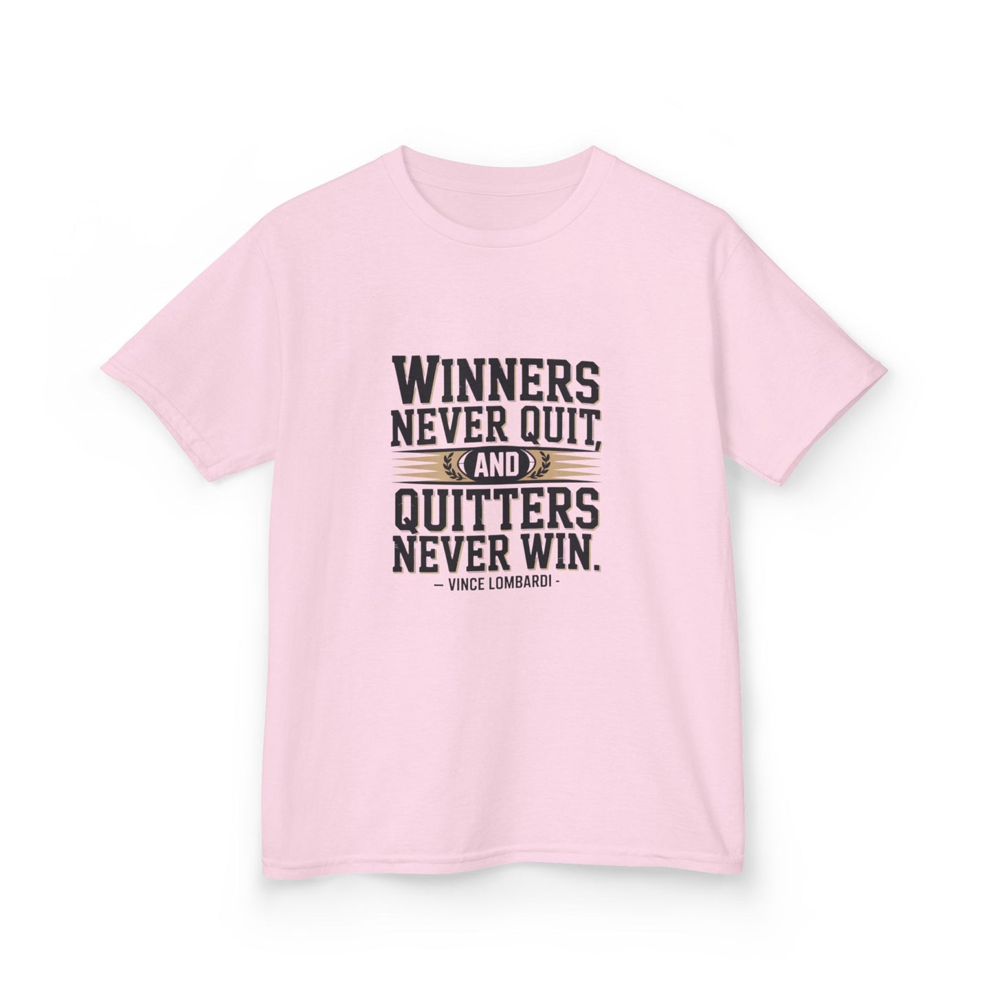 Winners Never Quit Kids Tee