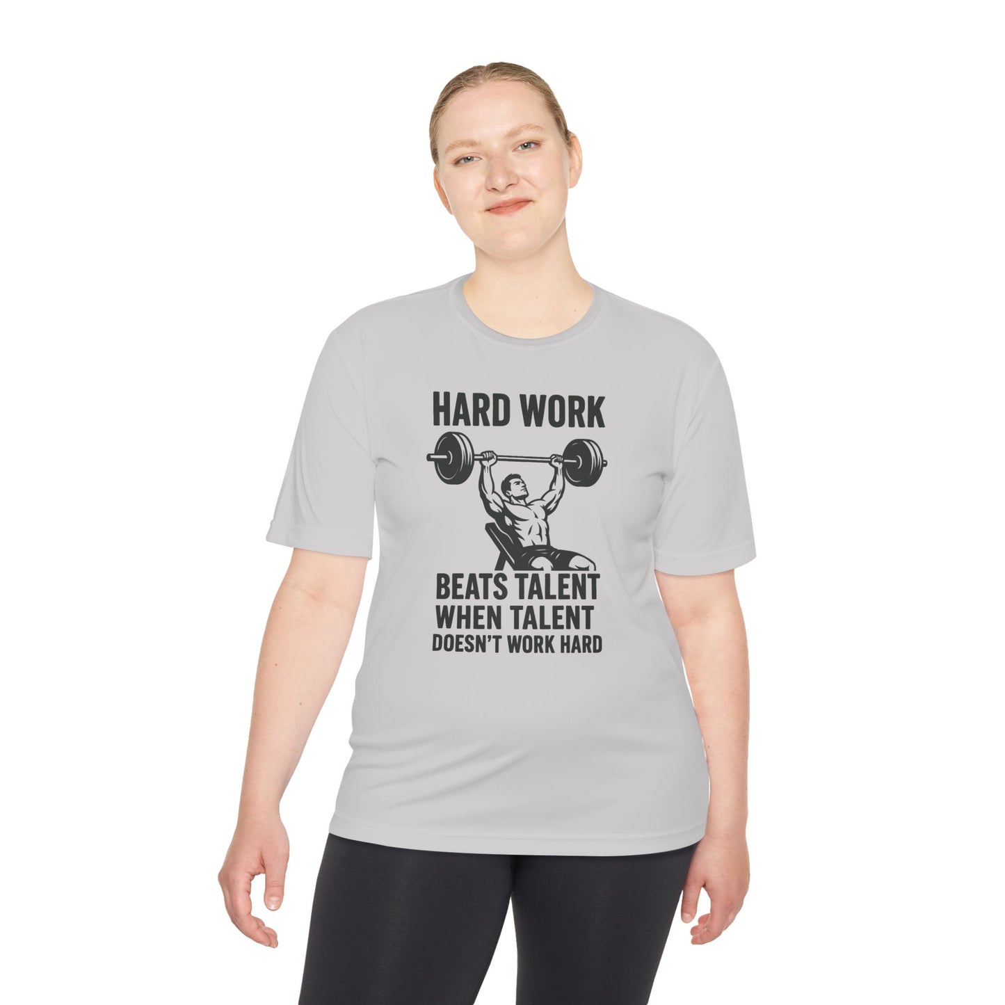 Hard Work Motivation Unisex Moisture Wicking Tee
