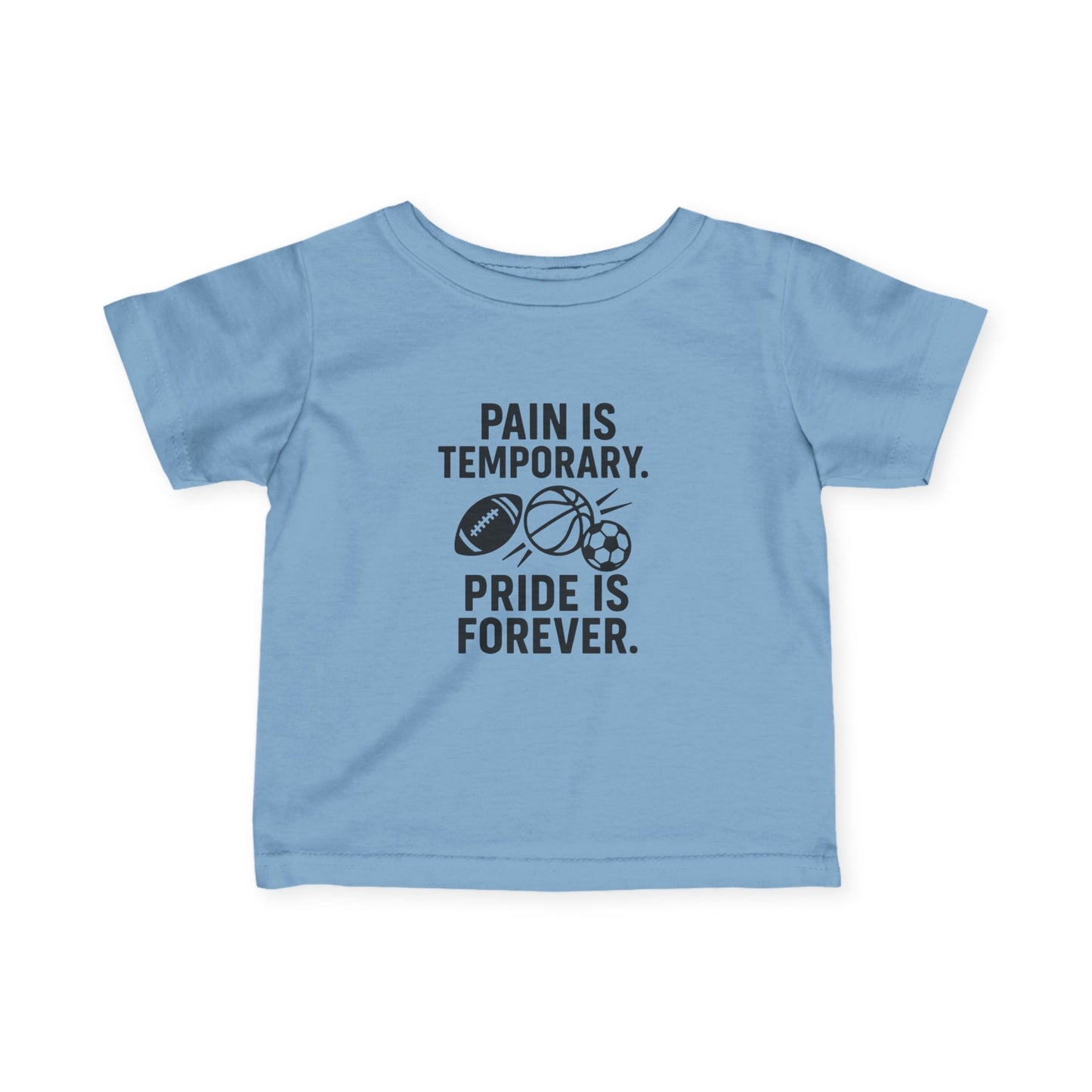 Youth Sports Tee - "Pain Is Temporary, Pride Is Forever"