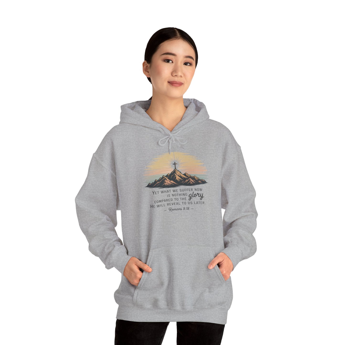 Inspirational Scripture Hoodie for Comfort and Faith