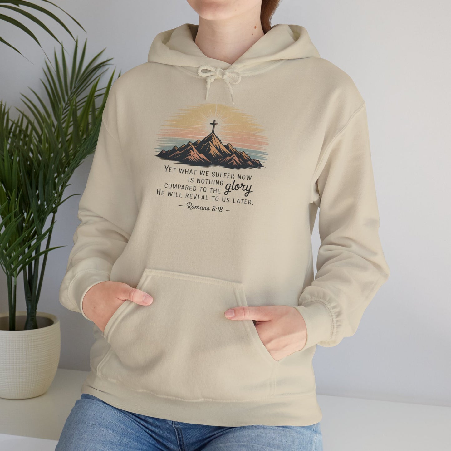 Inspirational Scripture Hoodie for Comfort and Faith