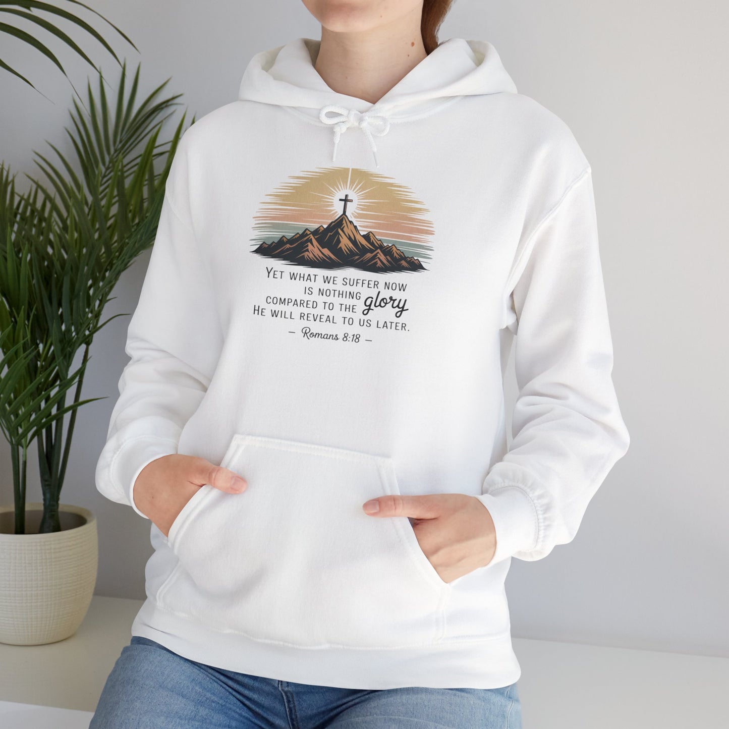 Inspirational Scripture Hoodie for Comfort and Faith