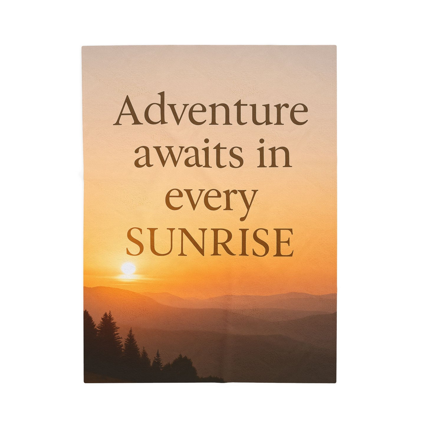 Adventure Awaits Plush Blanket