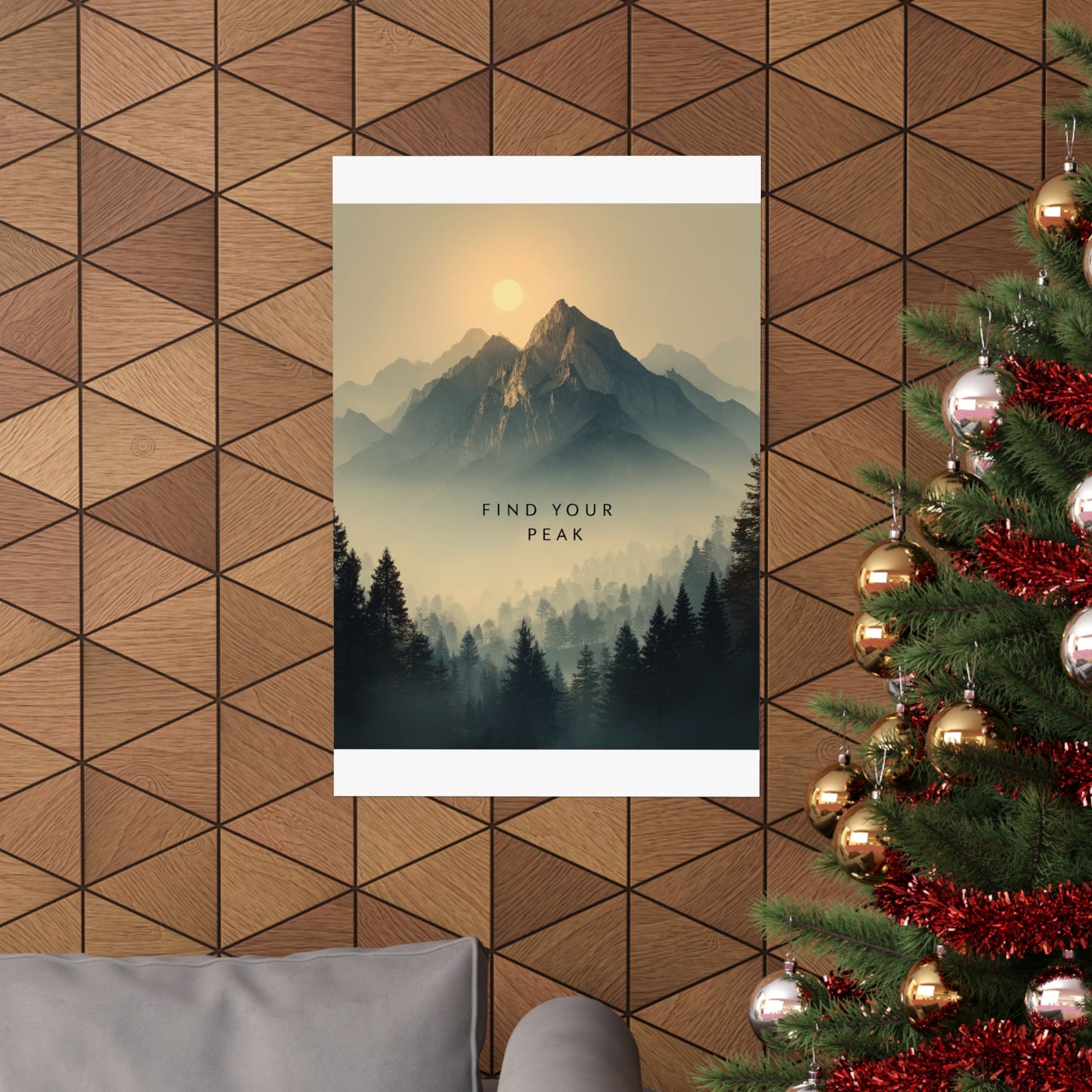 Mountain Landscape Wall Art: Find Your Peak Poster