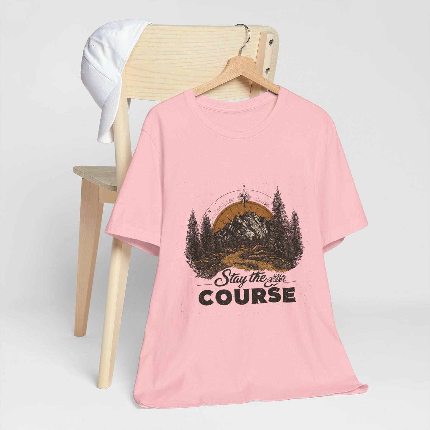 Stay the Course Mountain Tee - Unisex Jersey Short Sleeve Shirt