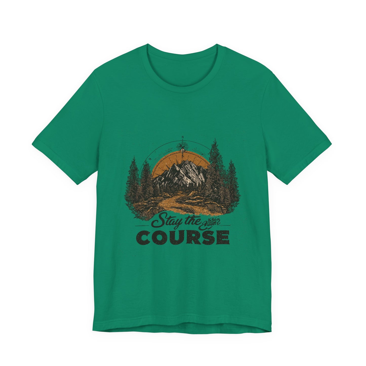 Stay the Course Mountain Tee - Unisex Jersey Short Sleeve Shirt