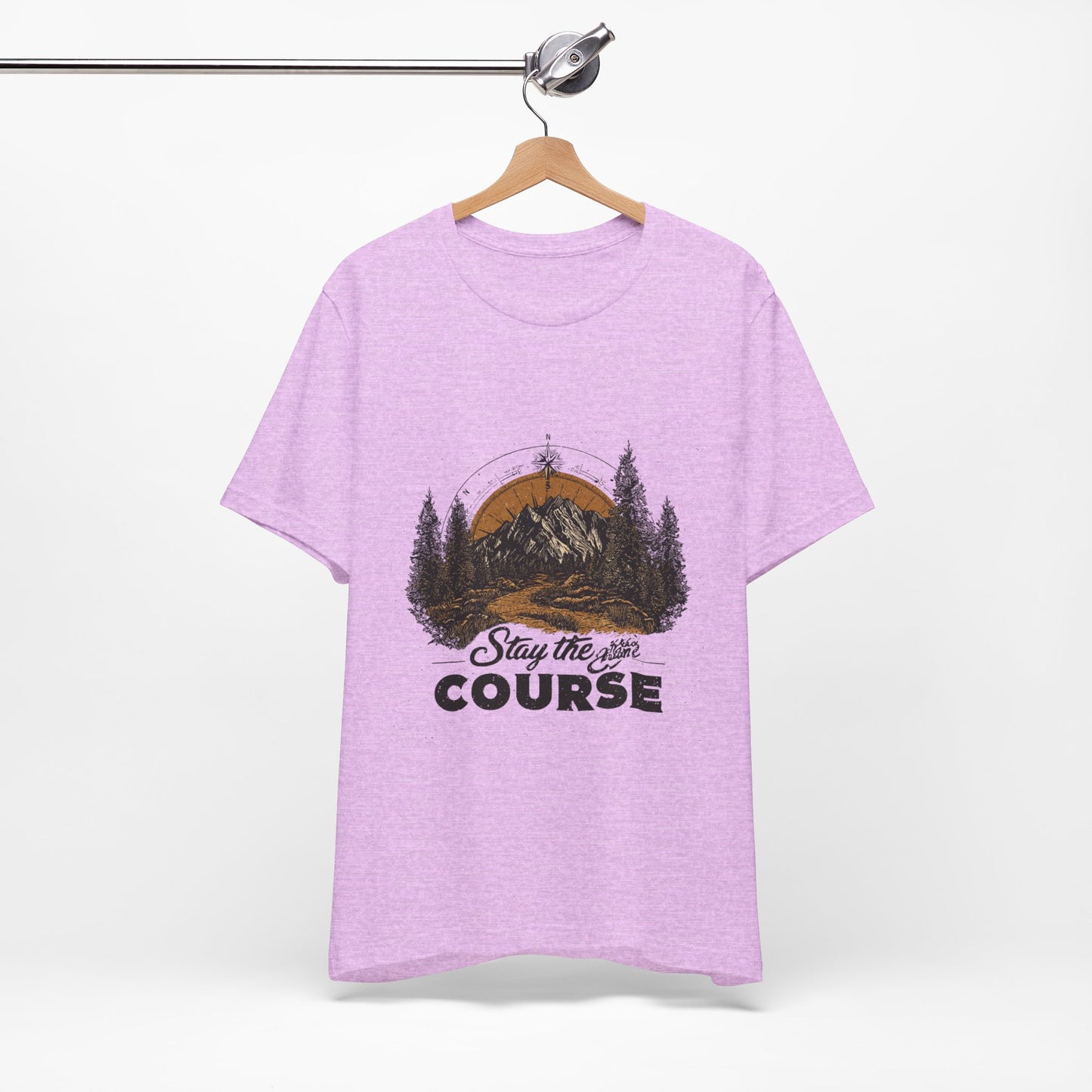 Stay the Course Mountain Tee - Unisex Jersey Short Sleeve Shirt