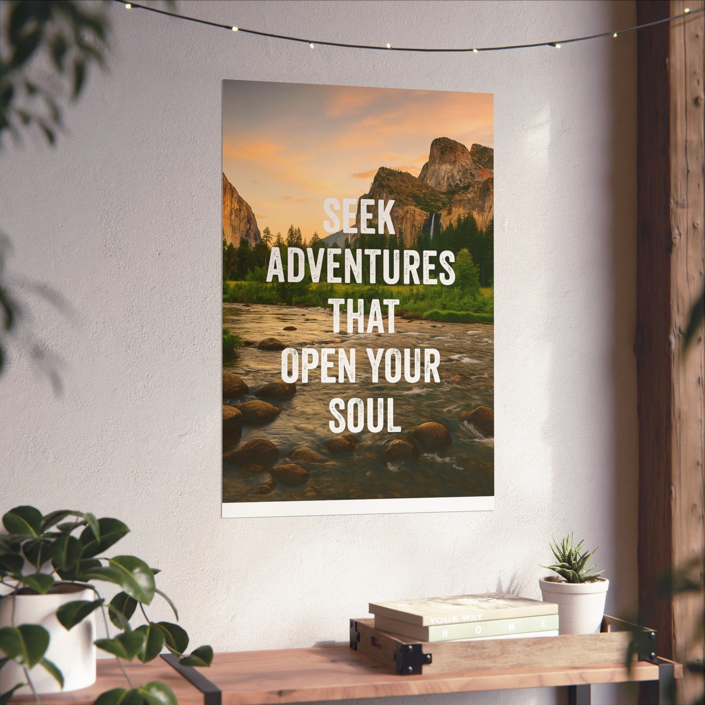 Adventure Poster - Seek Adventures That Open Your Soul