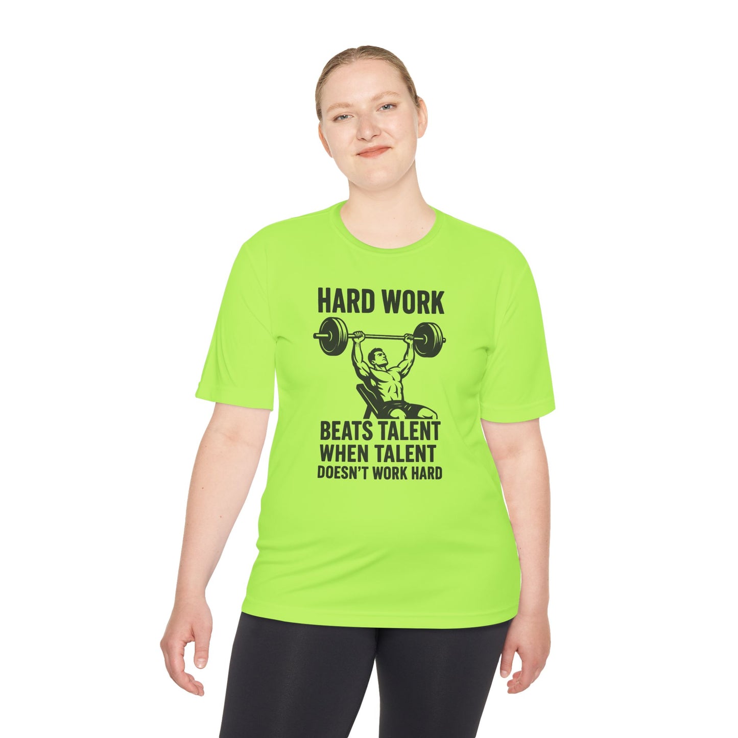 Hard Work Motivation Unisex Moisture Wicking Tee