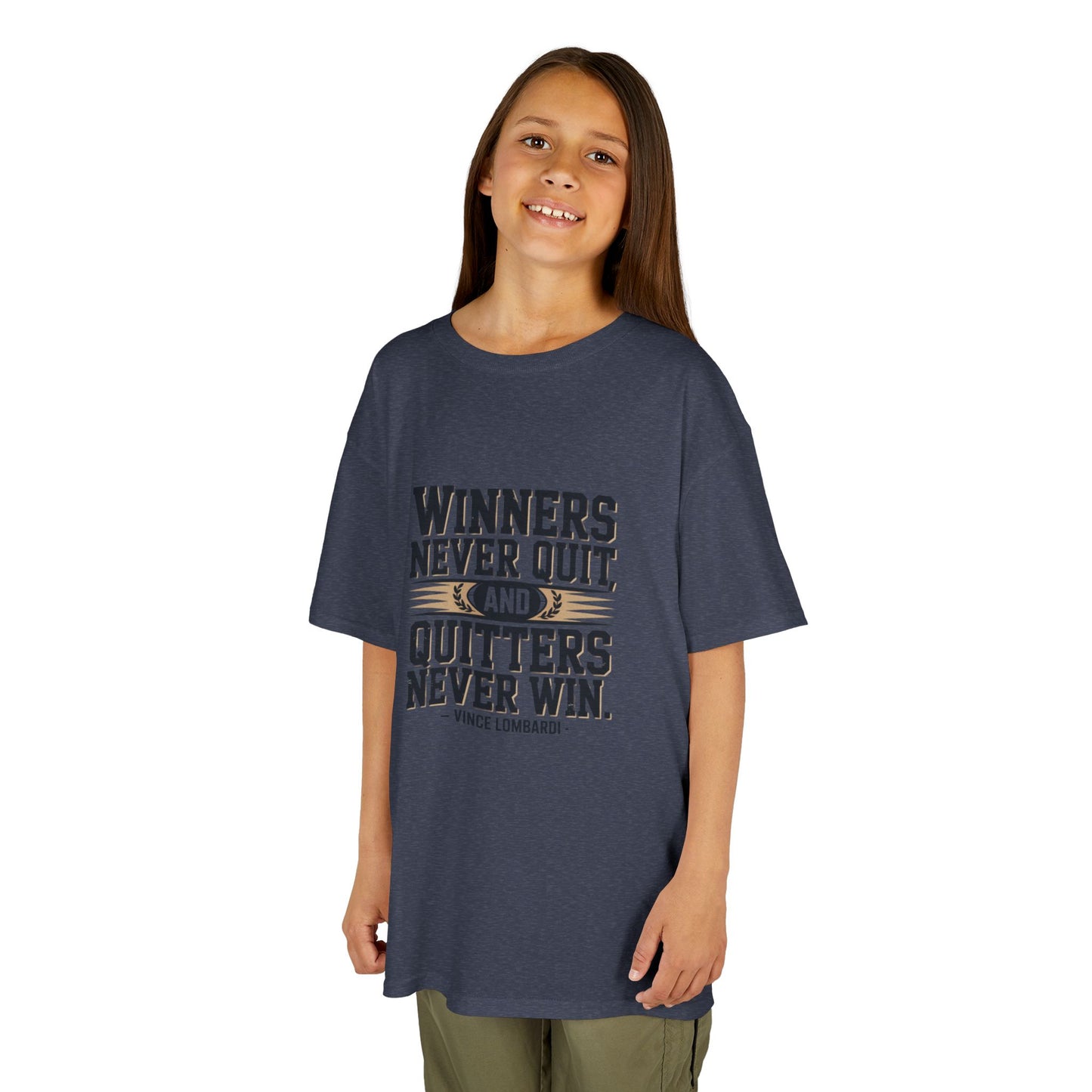 Winners Never Quit Kids Tee