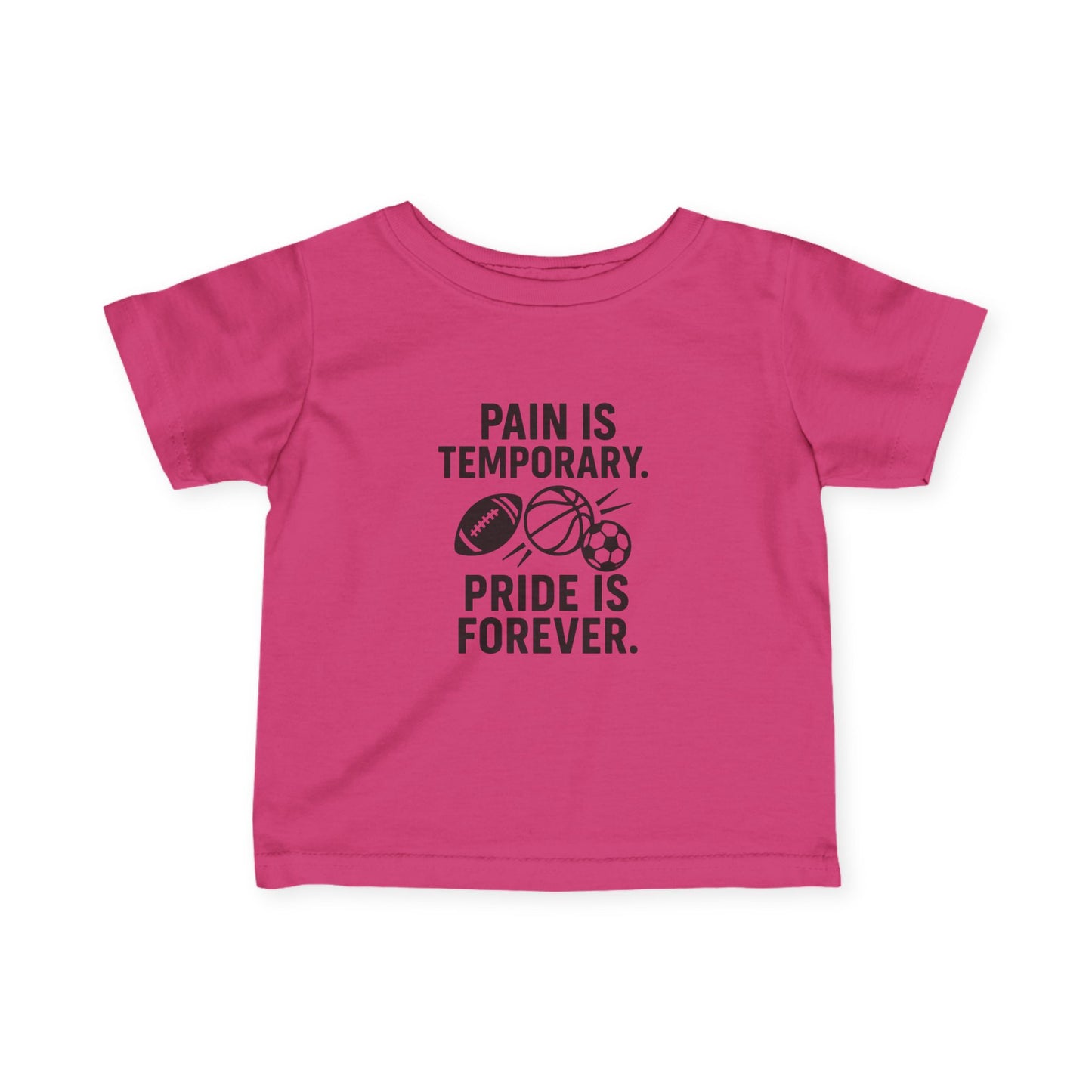 Youth Sports Tee - "Pain Is Temporary, Pride Is Forever"
