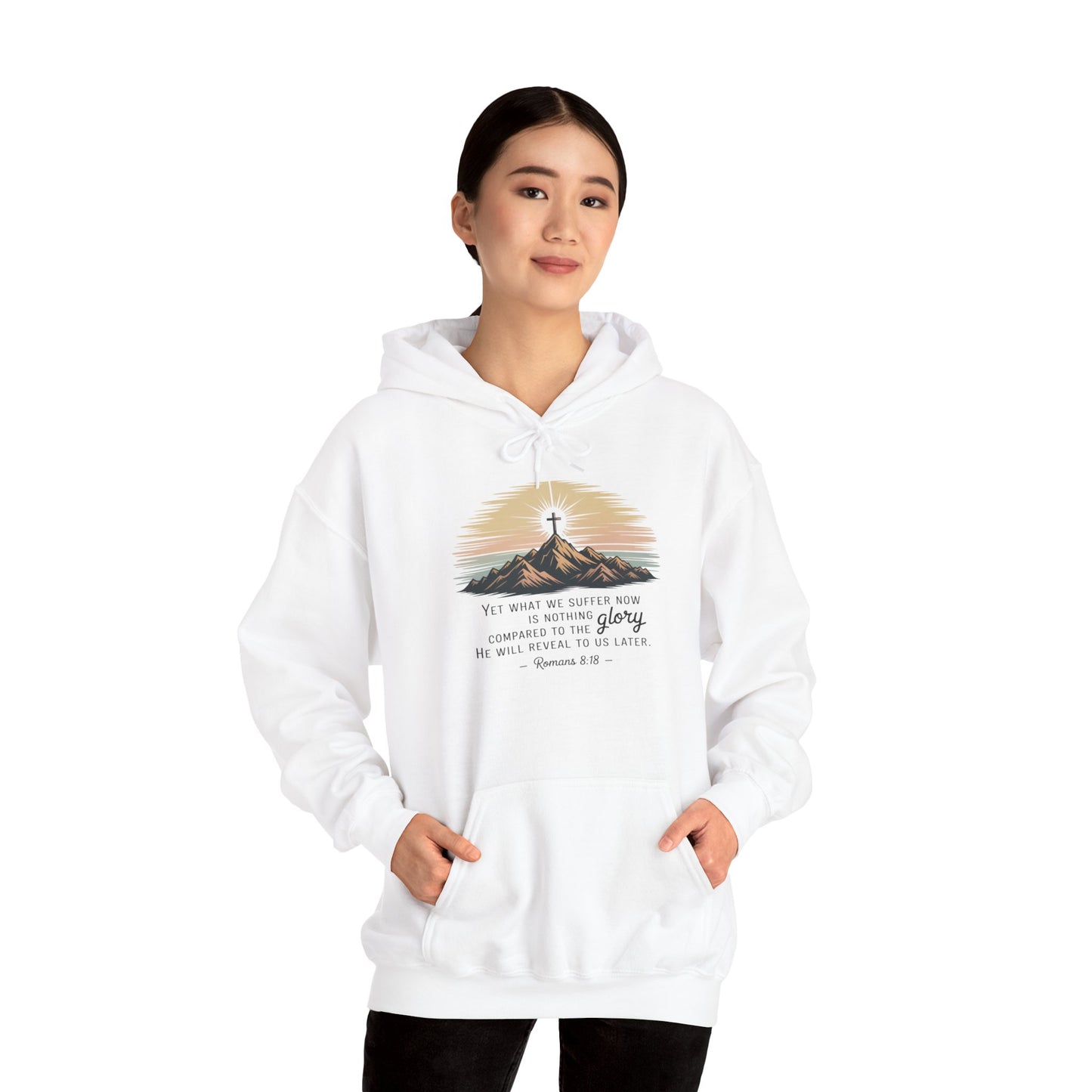 Inspirational Scripture Hoodie for Comfort and Faith