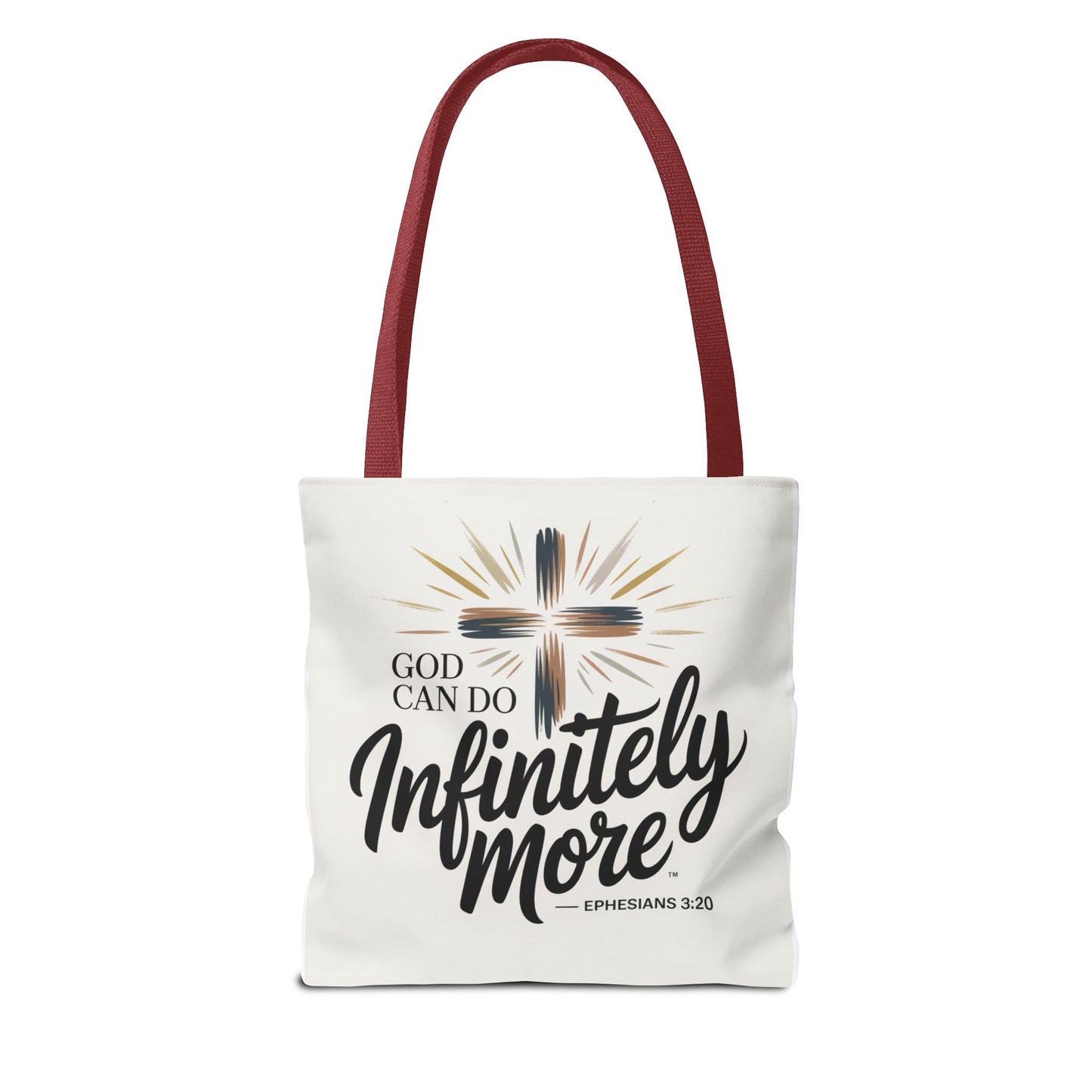 Faith-Inspired Tote Bag: Wings & Infinite Blessings
