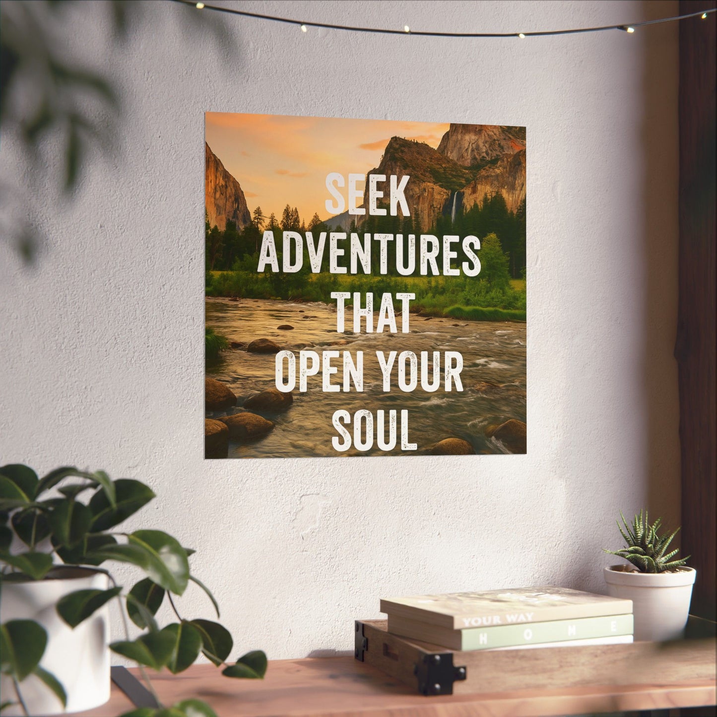 Adventure Poster - Seek Adventures That Open Your Soul