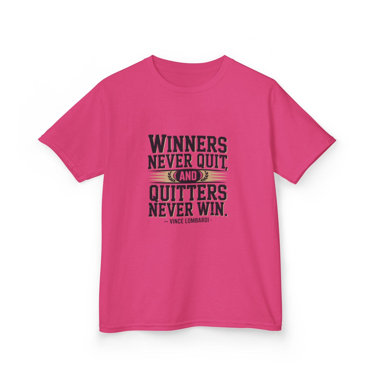 Winners Never Quit Kids Tee