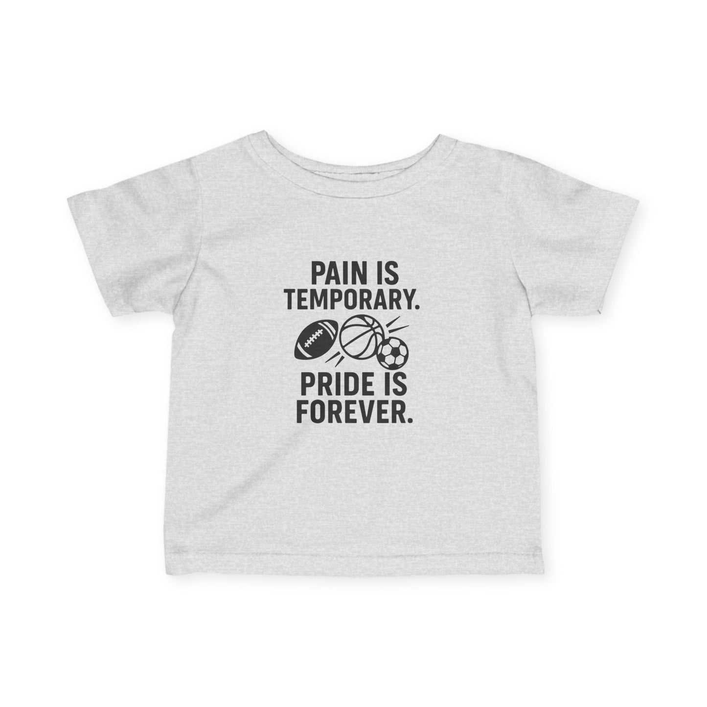 Youth Sports Tee - "Pain Is Temporary, Pride Is Forever"