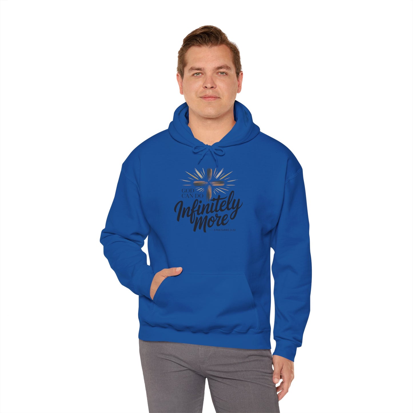 Infinity More Hooded Sweatshirt - Unisex Inspirational Pullover