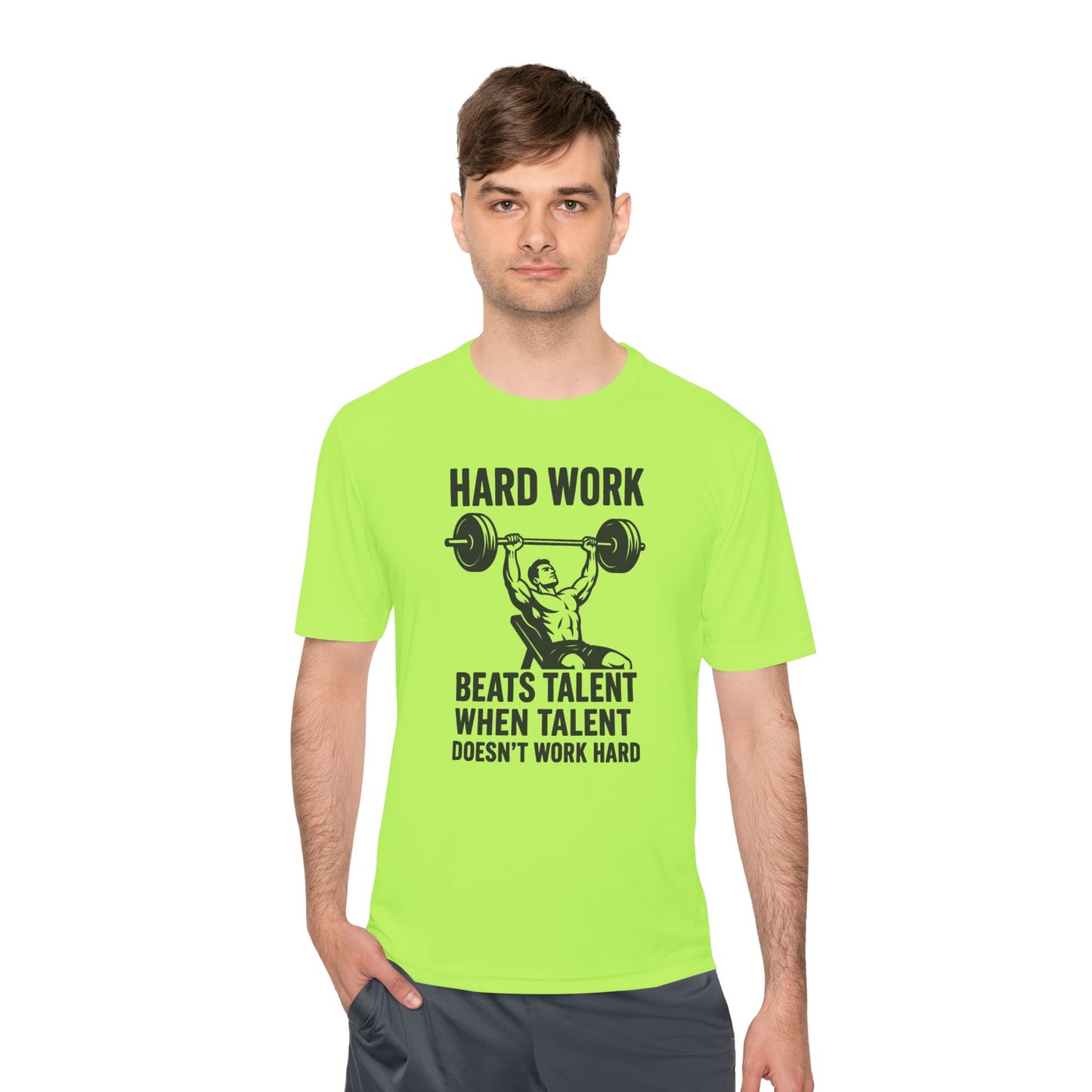 Hard Work Motivation Unisex Moisture Wicking Tee
