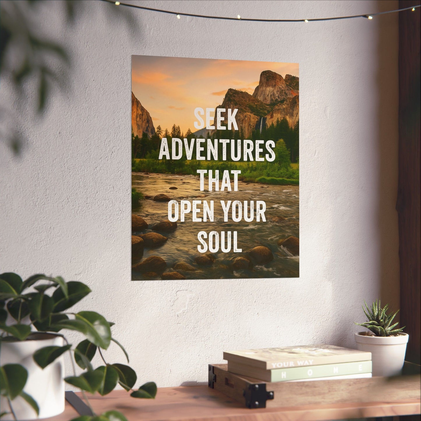 Adventure Poster - Seek Adventures That Open Your Soul