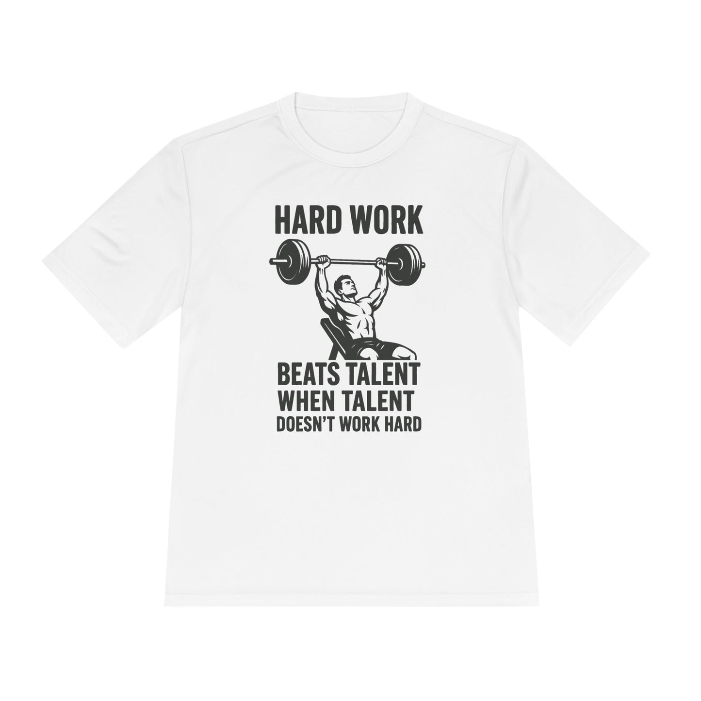 Hard Work Motivation Unisex Moisture Wicking Tee