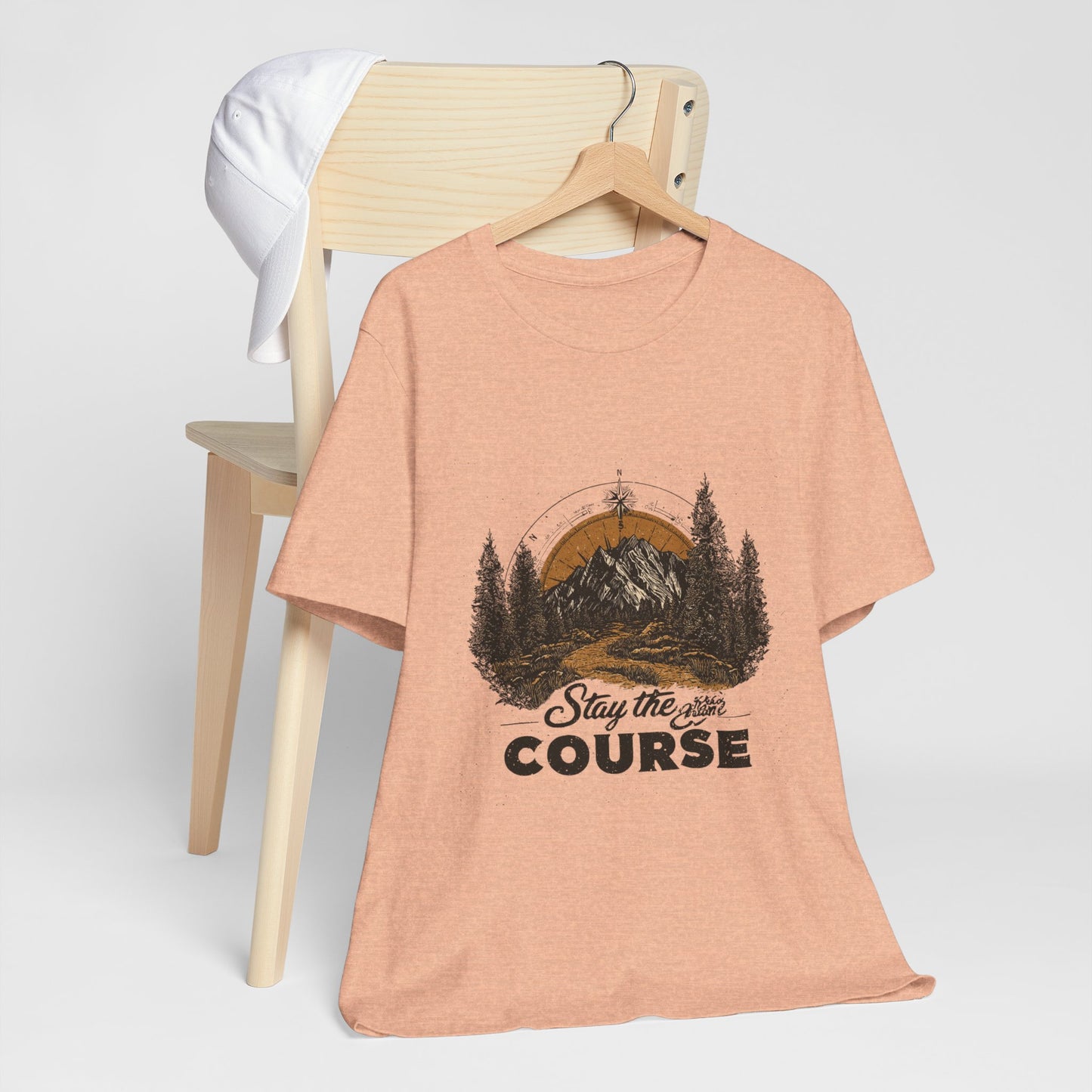 Stay the Course Mountain Tee - Unisex Jersey Short Sleeve Shirt
