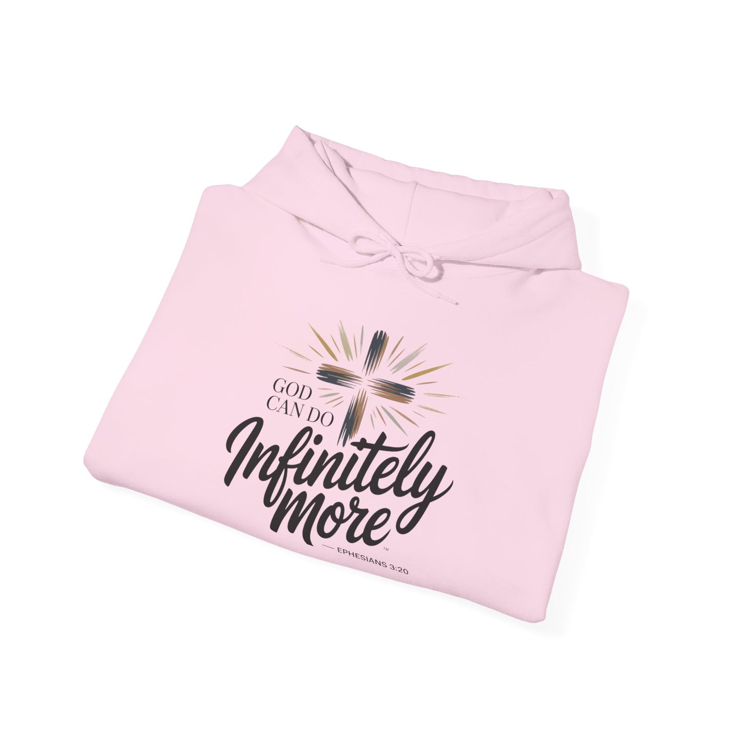 Infinity More Hooded Sweatshirt - Unisex Inspirational Pullover