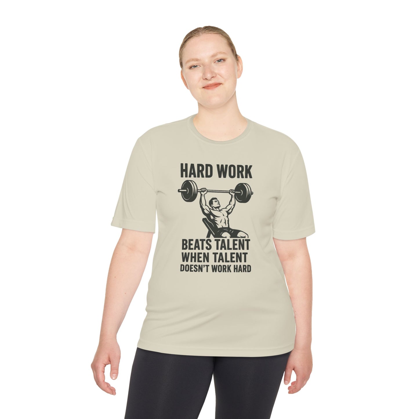 Hard Work Motivation Unisex Moisture Wicking Tee