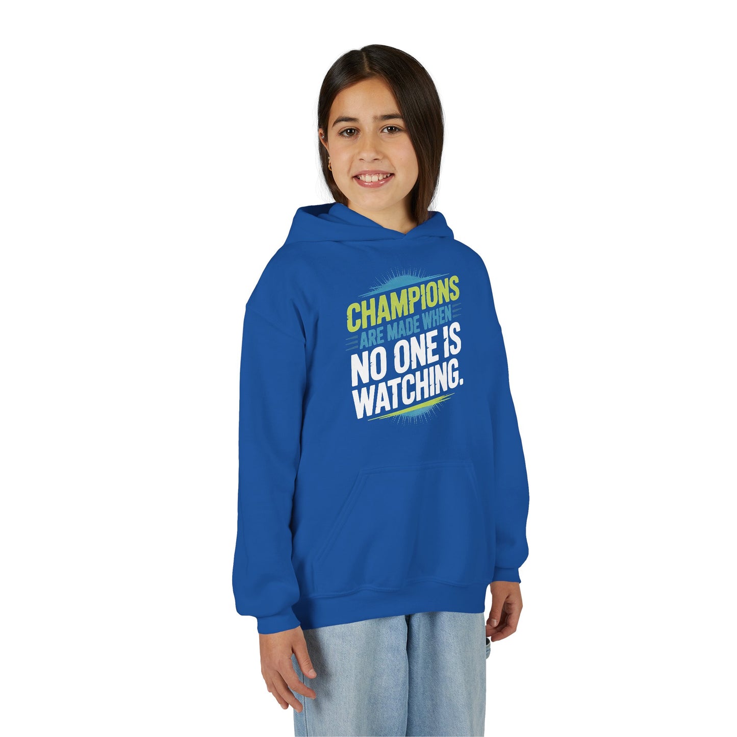 Champion Mindset Youth Hoodie - Inspirational Sports Sweatshirt
