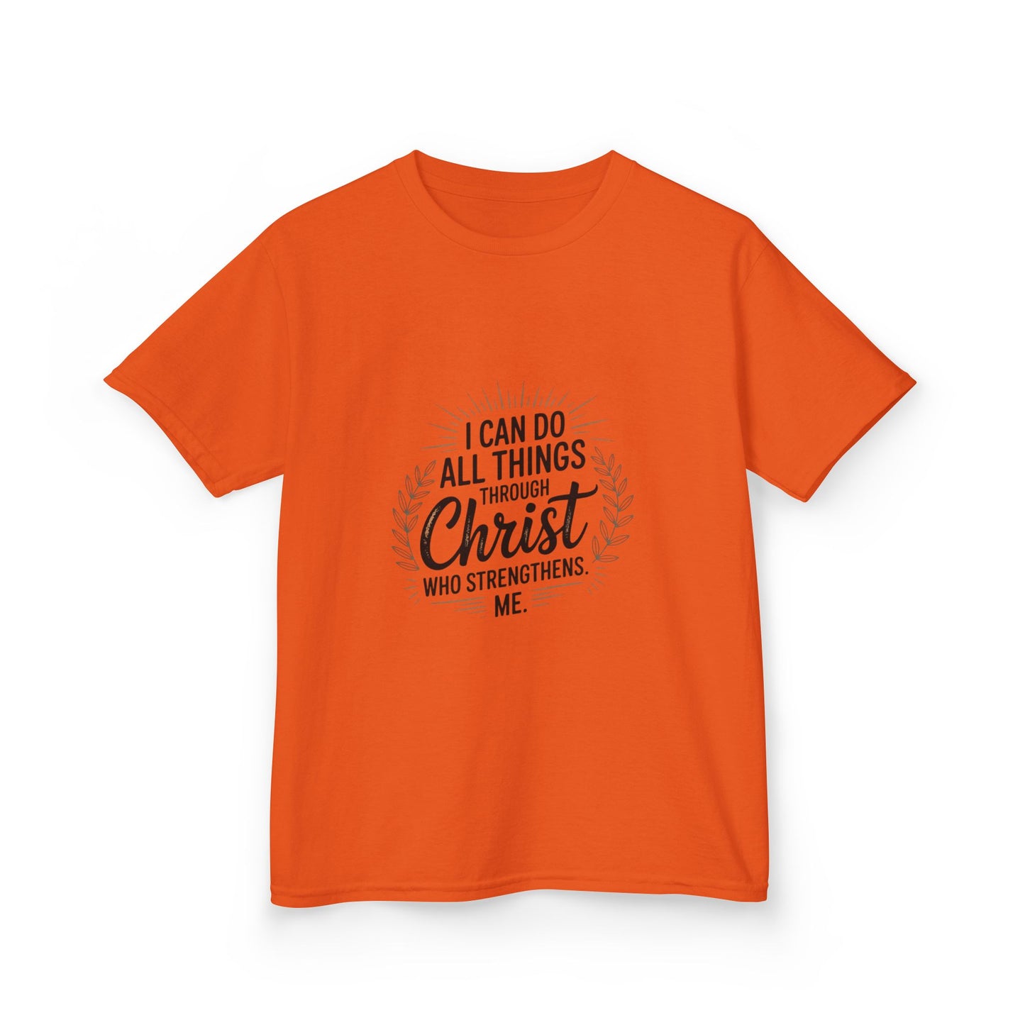 Inspirational Kid Tee: "I Can Do All Things"