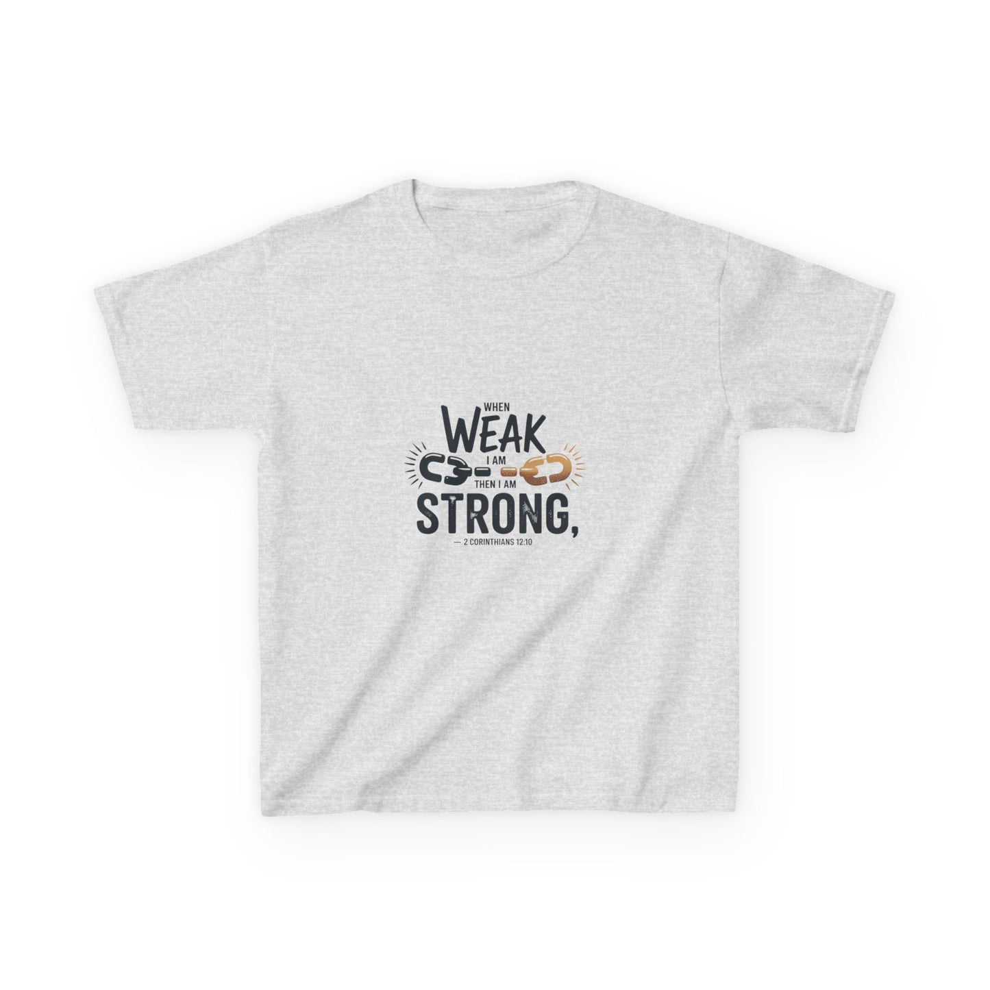 Kids Inspirational Tee - "From Weak to Strong"