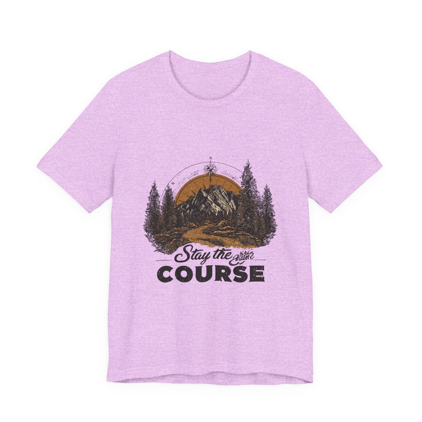 Stay the Course Mountain Tee - Unisex Jersey Short Sleeve Shirt