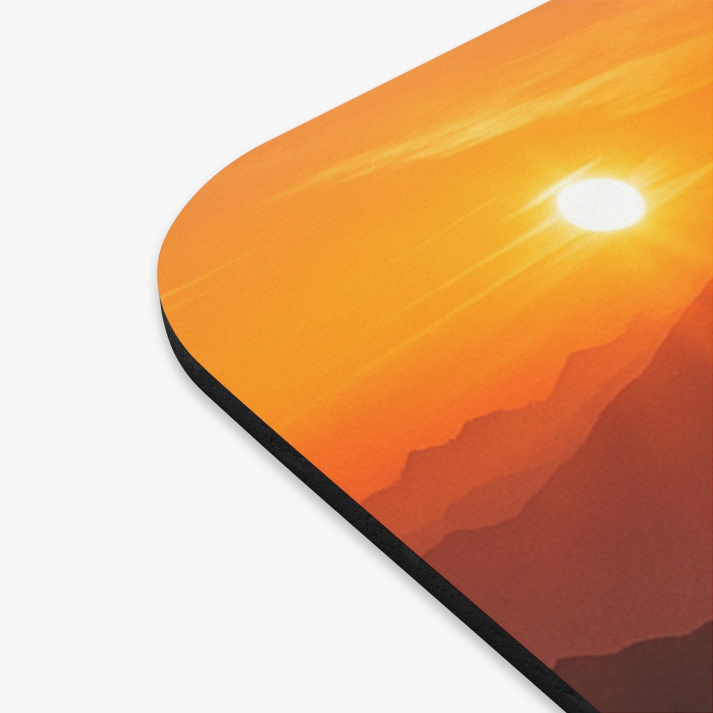 Inspirational Mountain View Mouse Pad - Motivation for Your Workspace