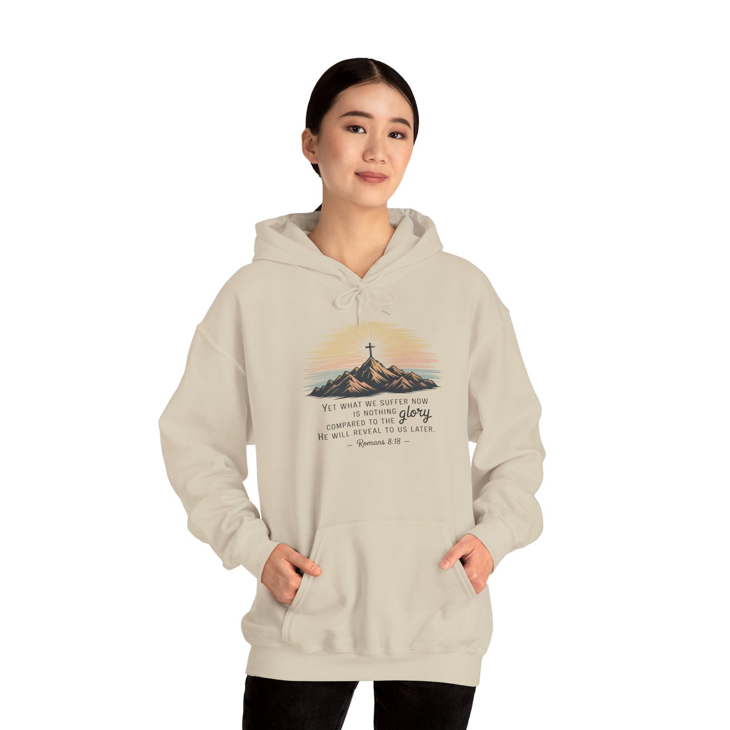 Inspirational Scripture Hoodie for Comfort and Faith