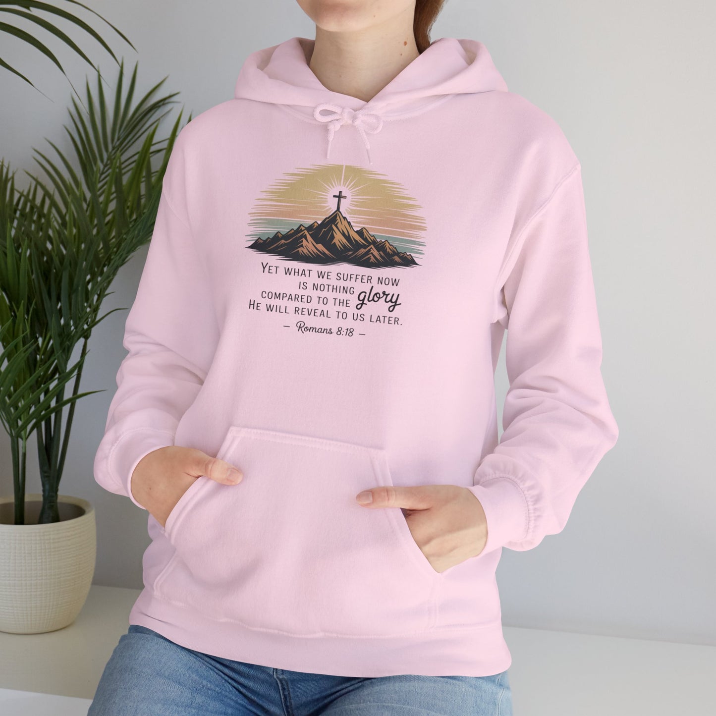 Inspirational Scripture Hoodie for Comfort and Faith