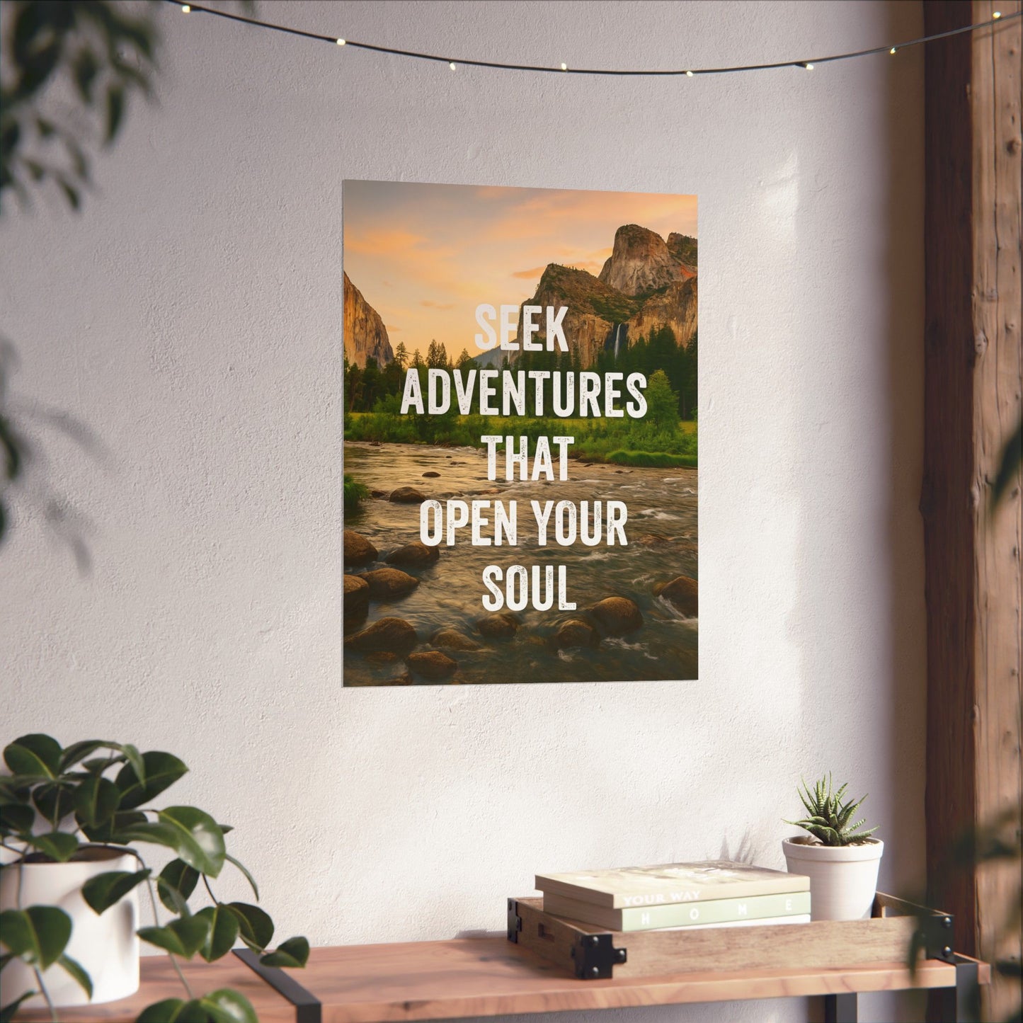 Adventure Poster - Seek Adventures That Open Your Soul