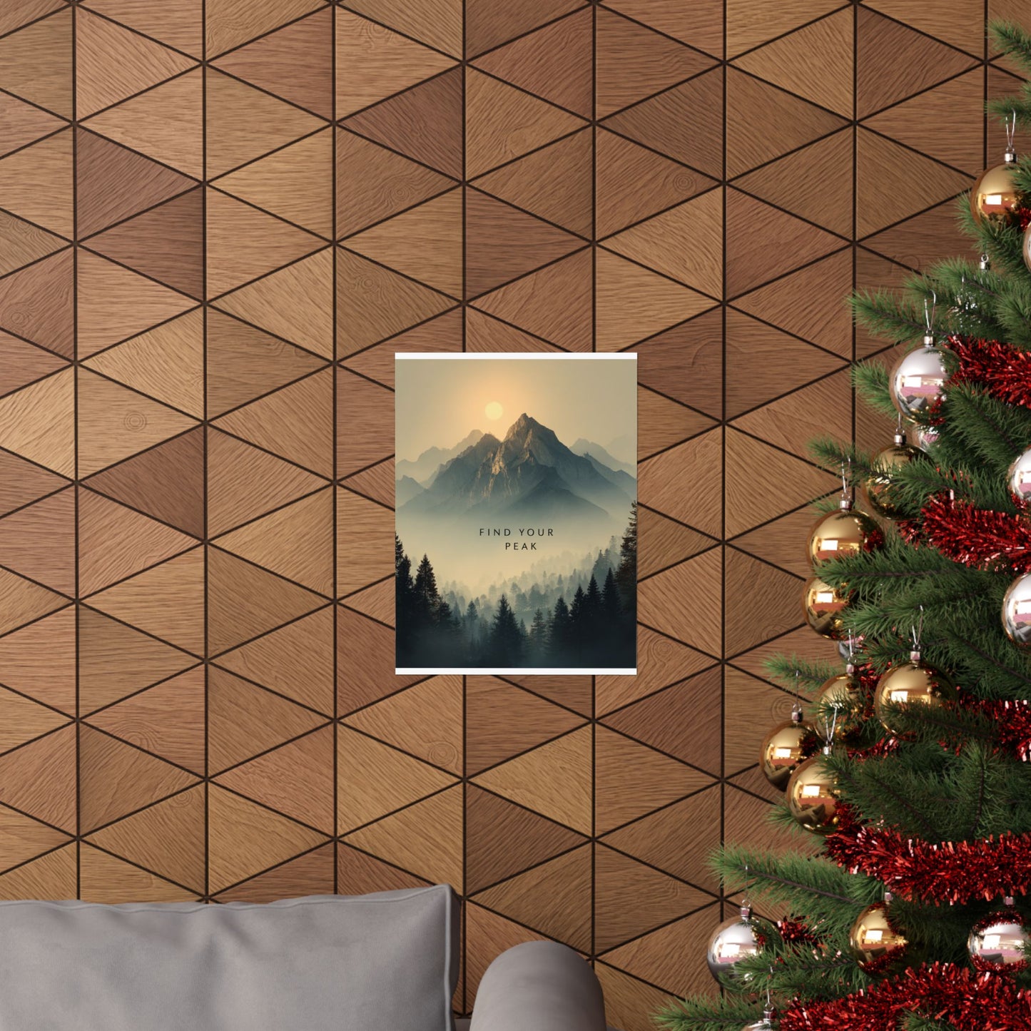 Mountain Landscape Wall Art: Find Your Peak Poster