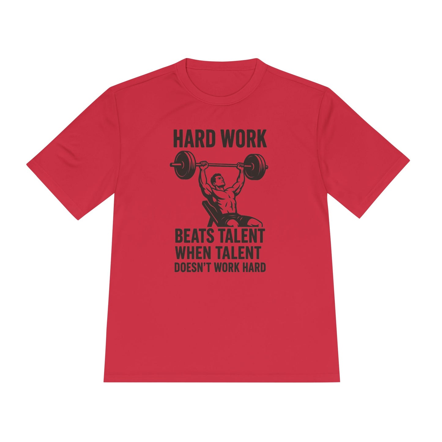 Hard Work Motivation Unisex Moisture Wicking Tee